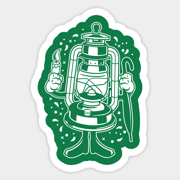 Green lantern Sticker by Superfunky